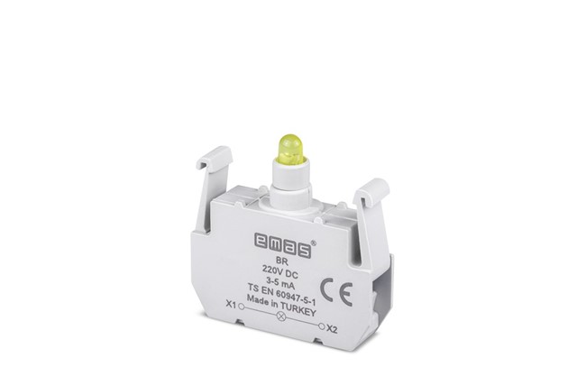 Spare Part with LED 220V DC Yellow Illumination Block
